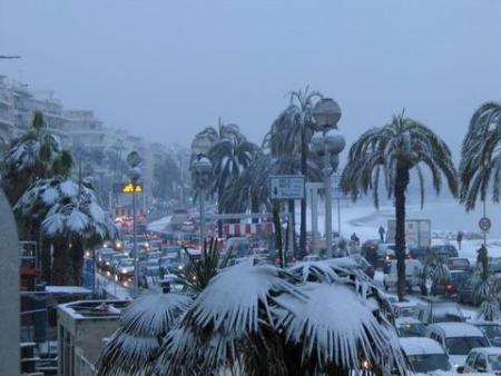 nice sous la neige